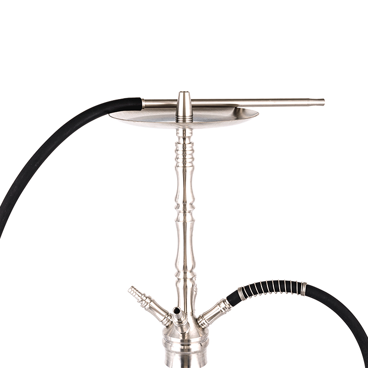 Patrún Trédhearcach Gloine Silver Cruach Dhosmálta Ceithre Poll Hookah 64cm-1