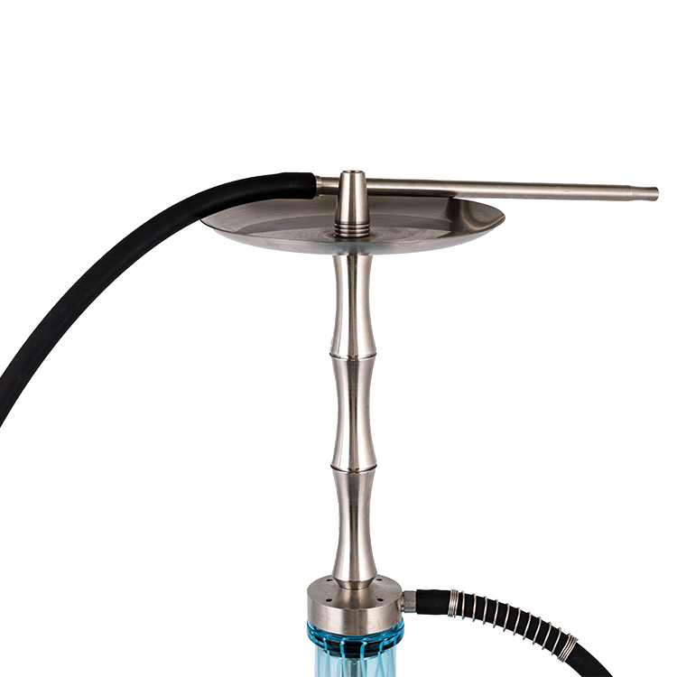 Patrún Gorm Gloine Silver Cruach Dhosmálta Miotal Tube-1 Hookah Poll Aonair 60cm