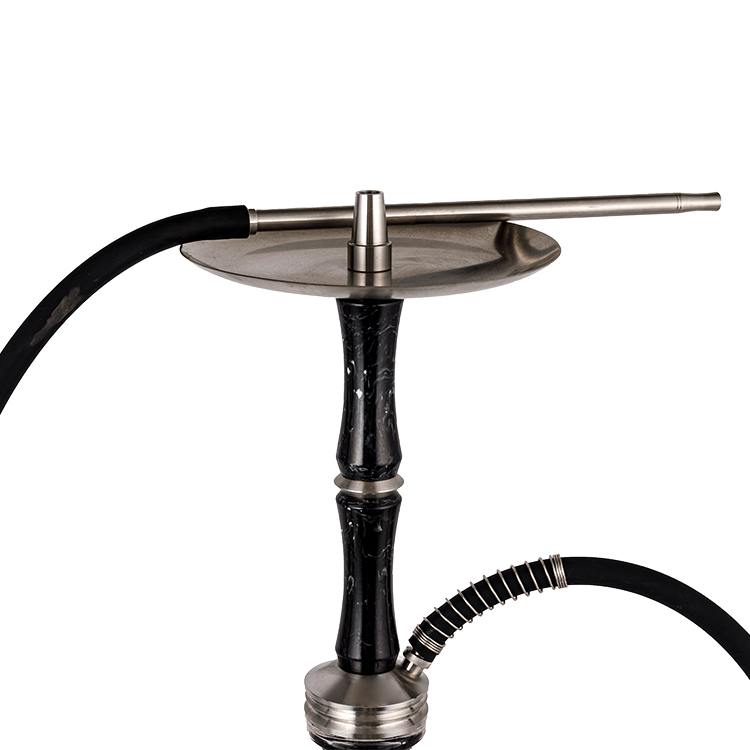 Roisín Gloine Trédhearcach Patrúnaithe + Poll Aonair Cruach Dhosmálta Hookah 58cm